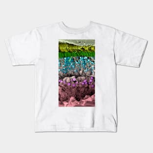 Retina of the eye, SEM (C026/4532) Kids T-Shirt